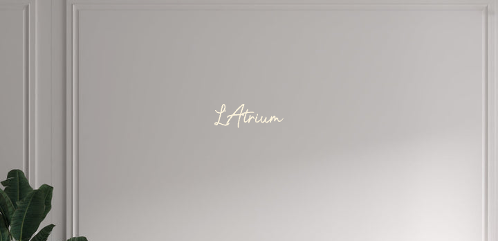 Custom text: L